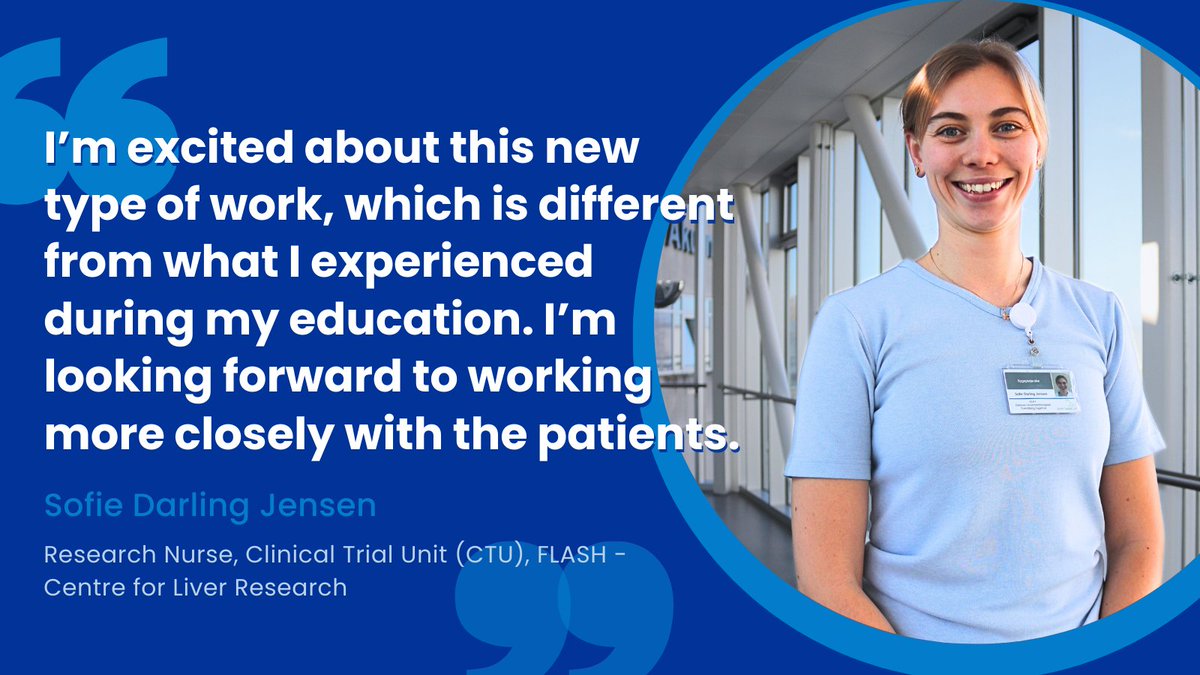 Welcome to the team Sofie!👩‍⚕️

A recent graduate now working as a research nurse in our CTU program.

We look forward to her valuable contributions!🌟

#newhire #livertwitter #nurses #research