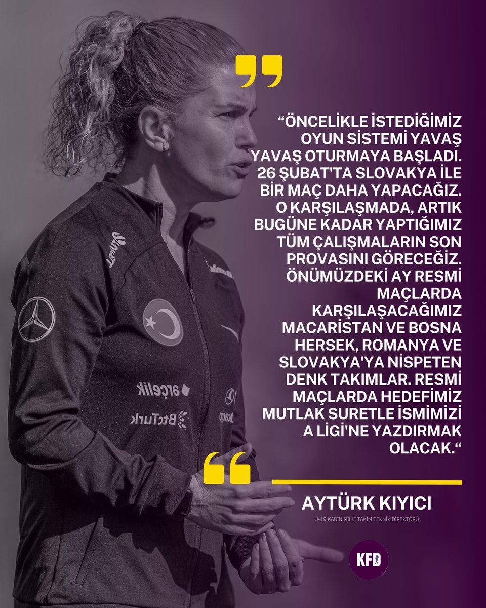 Kadın Futbol Dünyası (@kadinfutboldnys) on Twitter photo 🗣️ U19 Kadın Millî Takım Teknik Direktörü Aytürk Kıyıcı, 2-0 kazandıkları Romanya maçından sonra değerlendirmede bulundu.
👤 <a href="/MilliTakimlar/">Türkiye #BizimÇocuklar 🇹🇷</a> 🗣️ U19 Kadın Millî Takım Teknik Direktörü Aytürk Kıyıcı, 2-0 kazandıkları Romanya maçından sonra değerlendirmede bulundu.
👤 <a href="/MilliTakimlar/">Türkiye #BizimÇocuklar 🇹🇷</a>