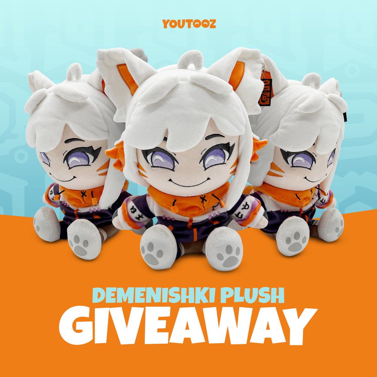 🧡 DEME PLUSHIE GIVEAWAY! YAY 🧡 please be kind to her, she's my baby... 

retweet + follow <a href="/youtooz/">youtooz</a> for a chance to win my plushie dropping on March 4th!~