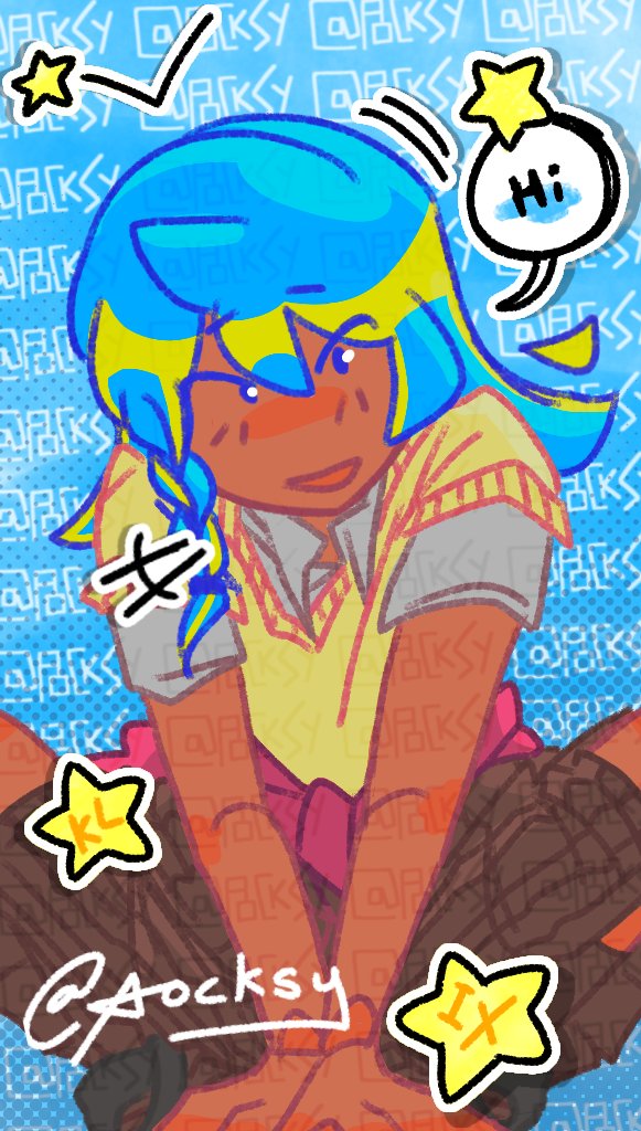 aocksy's tweet photo. Say hi

#oc #originalcharacter #art #digitalart https://t.co/kL95raa3k2