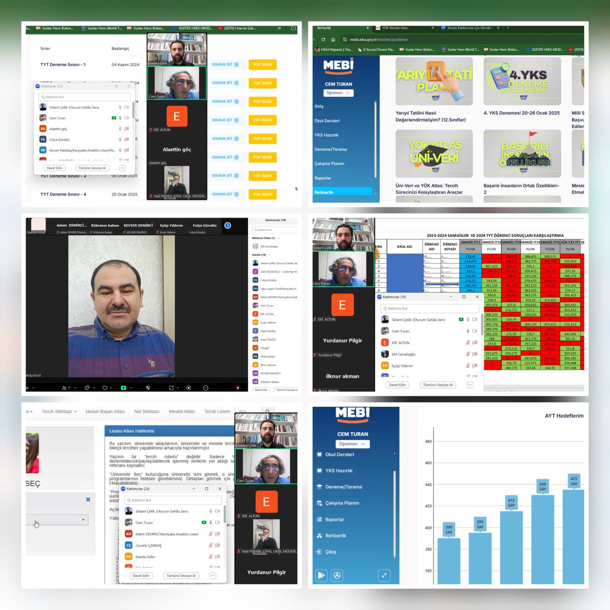 Türkiye Yüzyılı Maarif Modeli kapsamında LGS/YKS veli buluşmalarımız devam ediyor.
İlçe Milli Eğitim Müdürümüz Zahit Köseoğlu sınav hazırlık süreçleri ve motivasyon konulu online veli söyleşilerine misafir olarak 8. ve 12.Sınıf öğrenci velilerimizle bir araya geldi... <a href="/zahit5599/">Zahit Köseoğlu</a>