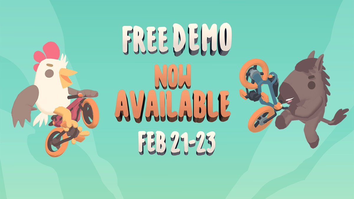 LAST CHANCE to play the demo for Ultimate Sheep Raccoon  this weekend! 🚲  

Grab your friends for some bike-racing party madness!   

🏁 Free demo: store.steampowered.com/app/2923350/Ul…