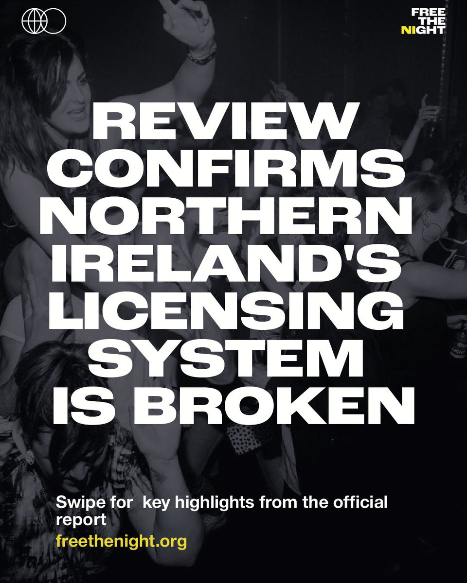 FreeTheNightNI's tweet image. BIG NEWS! 📢

For 4 years, FTN have pushed for deeper reform and supported calls for an ind. review of the licensing system. That review began in 2022, and we made sure our voice was heard—alongside grassroots venues, promoters, and the wider creative community. Well here we are: