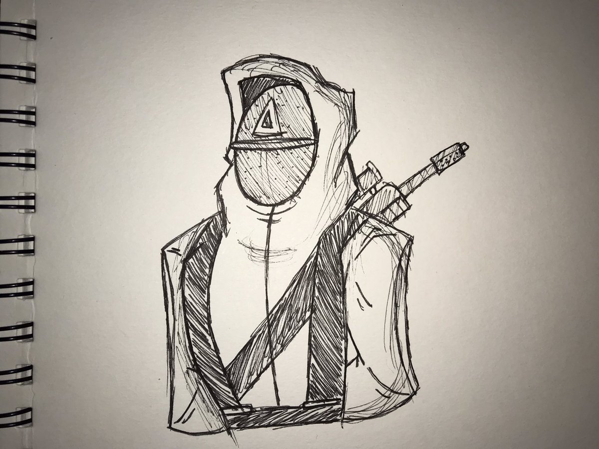 Martianfr0mMars's tweet photo. #squidgame #triangleguard #fanart #sketch https://t.co/NKXJIQAXhX