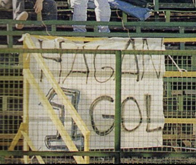 Primeranaciona's tweet photo. 🏳️🇦🇷 Este tuit se responde con la MEJOR BANDERA que recuerdes del fútbol argentino.

Empezamos nosotros: 𝗛𝗔𝗚𝗔𝗡 𝟭 𝗚𝗢𝗟. https://t.co/oGCSaUVZ18