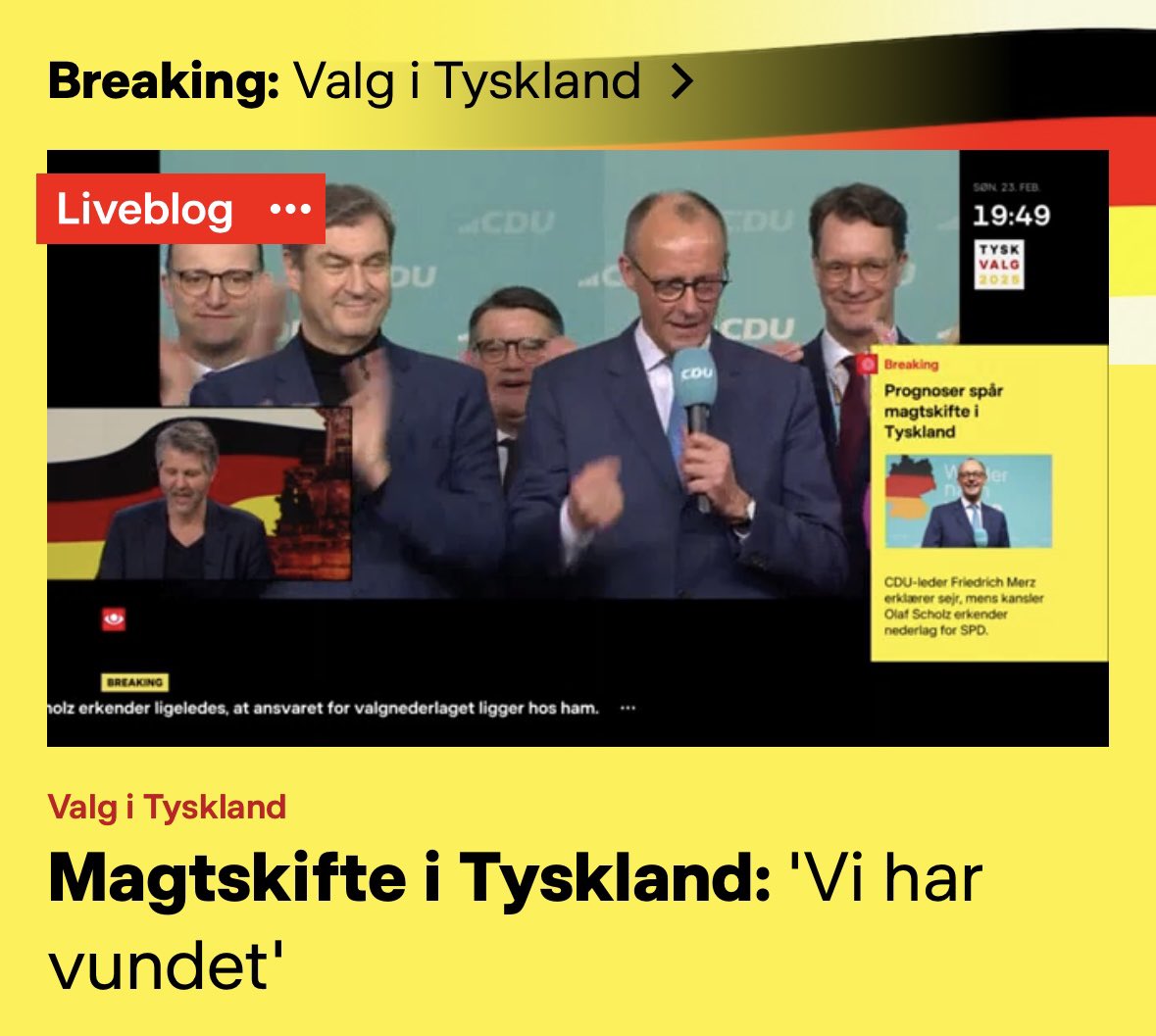 Nu har tyskerne talt, og de kommende regeringsforhandlinger kan blive afgørende for Europa. CDU har klogt varslet mindre regulering. Det kan forhåbentligt bidrage til at genoprette tilliden til tysk økonomi. Håber dog virkelig ikke en ny regering vil skrue ned for klimaambitioner