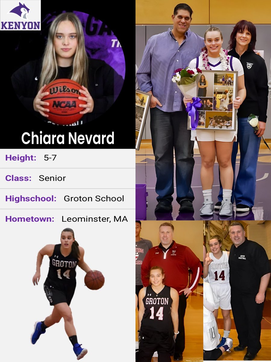 Joe Crail (@coach_crail) on Twitter photo Congratulations to <a href="/ChiaraNevard/">Chiara Nevard</a> on her basketball career at <a href="/KenyonWBB/">Kenyon WBB</a>, recently celebrated on Kenyon’s senior day! Chiara was a valuable member of Groton’s 2019 NEPSAC Class B championship team! <a href="/GrotonZebras/">Groton Athletics</a> <a href="/NEPSGBCA/">NEPSGBCA</a> Congratulations to <a href="/ChiaraNevard/">Chiara Nevard</a> on her basketball career at <a href="/KenyonWBB/">Kenyon WBB</a>, recently celebrated on Kenyon’s senior day! Chiara was a valuable member of Groton’s 2019 NEPSAC Class B championship team! <a href="/GrotonZebras/">Groton Athletics</a> <a href="/NEPSGBCA/">NEPSGBCA</a>