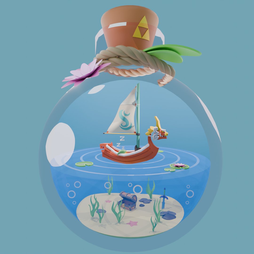 Feeling sleepy today 💤
#blender #zelda #3dart