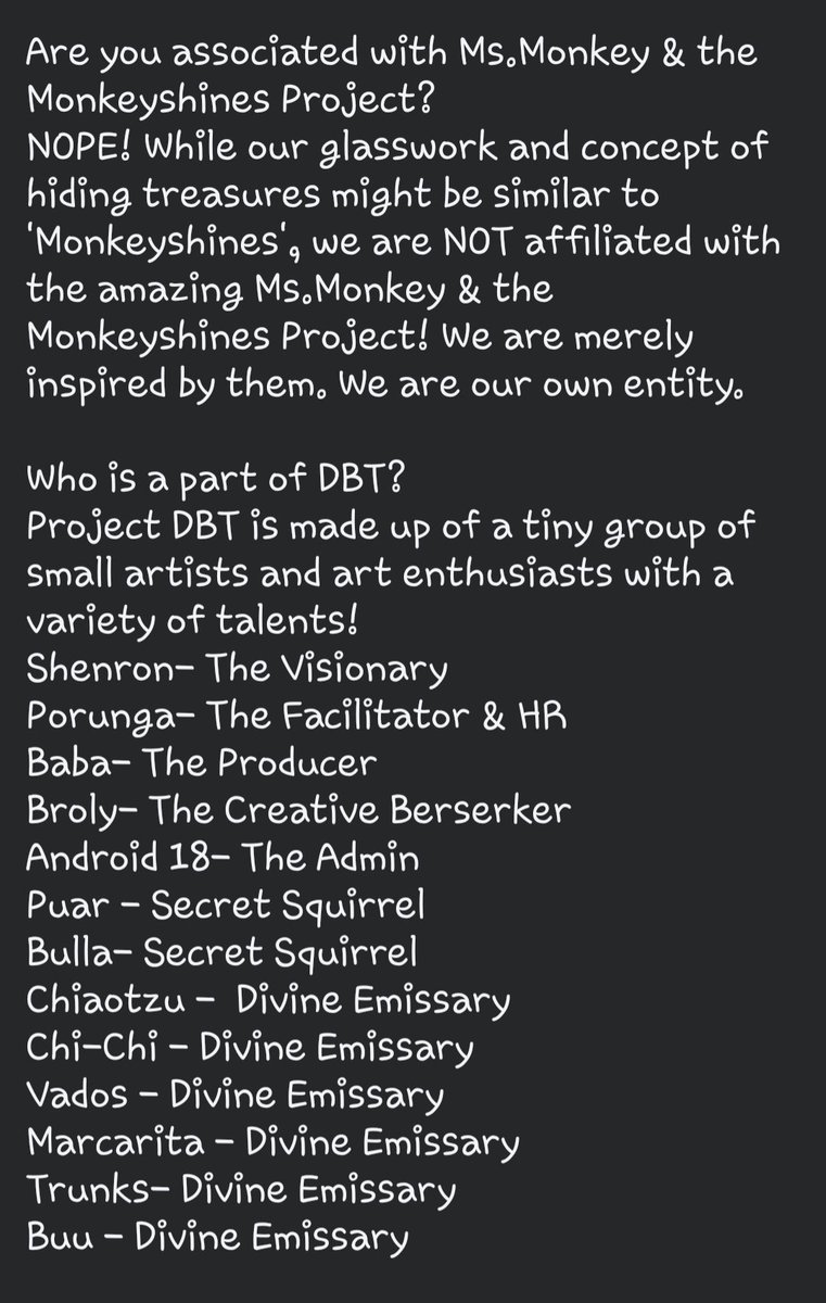 ProjectDBT's tweet image. Hey DBT fans, Android 18 (The Admin) here! This is our FAQ which was updated on our main page on FB within the last year. Pls read below to learn more about our event &amp;amp; to find answers to some of the ?s we recieve. Pls share for awareness! 🤘🐉✨️ #projectdbt #dragonballtacoma