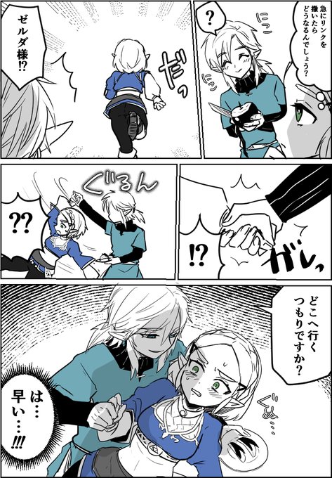 油断しきってるのに秒でゼルダ様を捕まえられるリンク君とか良くないですか…良いに決まってるじゃんね… 
