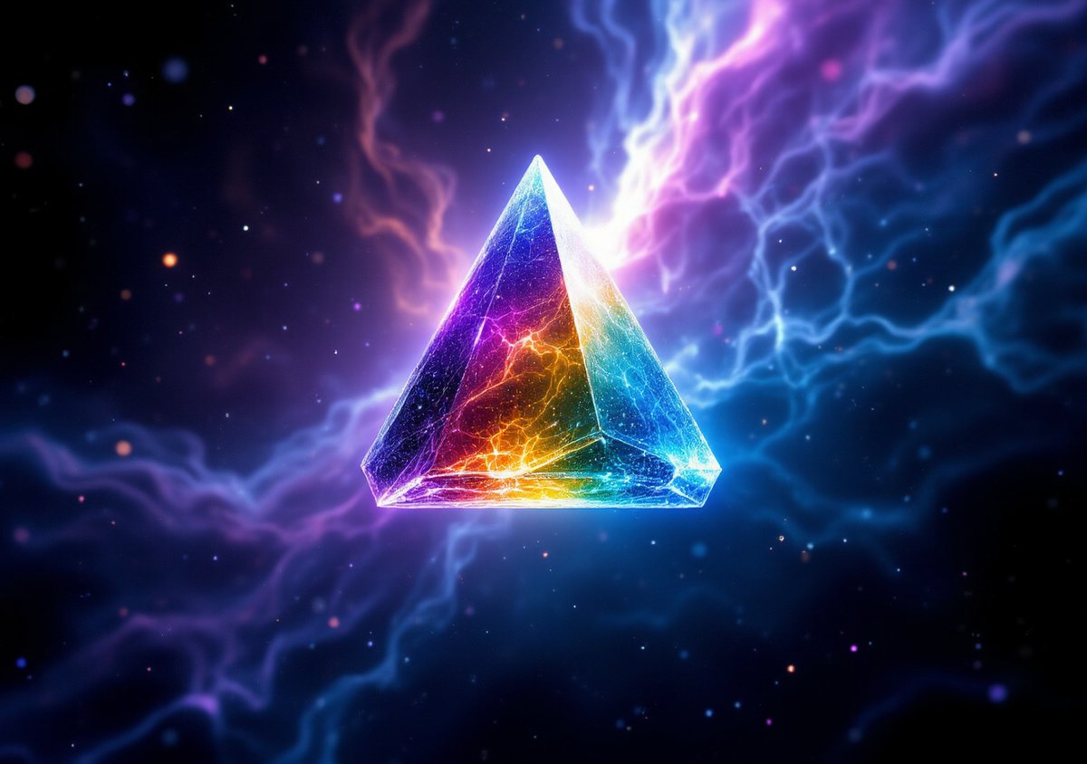 PromptSin's tweet photo. “Unlocking the cosmos with vibrant geometry! ✨🔮 #AIArt #DigitalArt #CosmicCreativity” https://t.co/9GHbrRP7Sa