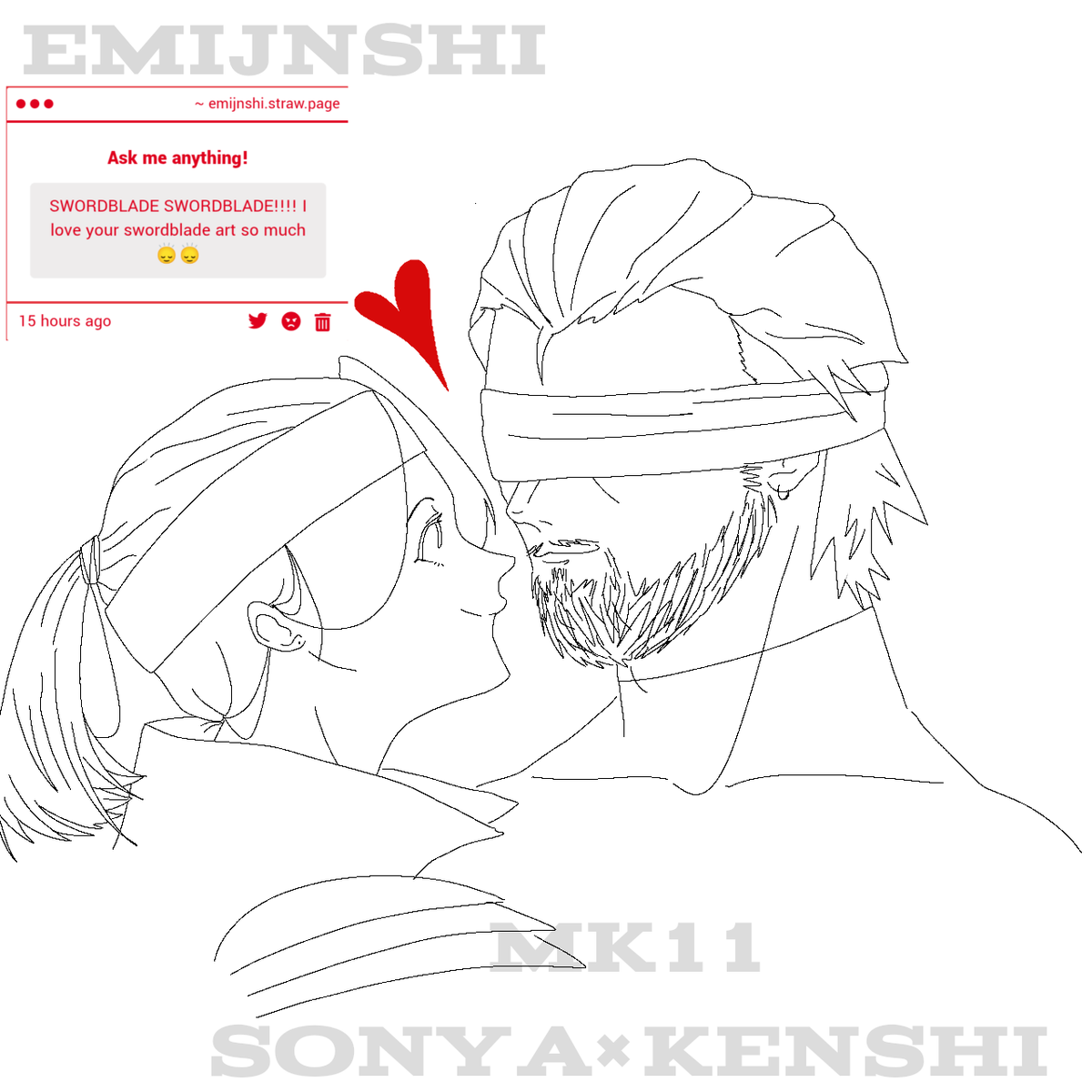 emijnshi's tweet photo. Mk11 SB is becoming a top 3 favorite variant, probably because other than my stuff it's the only one NOT talked about at all. Enjoy. #swordblade #sonshi #MortalKombat #mk11 #kenshitakahashi #sonyablade https://t.co/nyLs55saeO