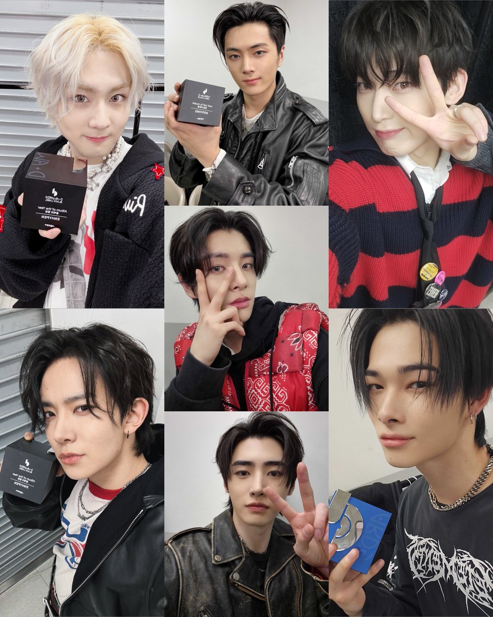 our daesang winners 🏆🎉 congratulations, enhypen! 🫶🏻