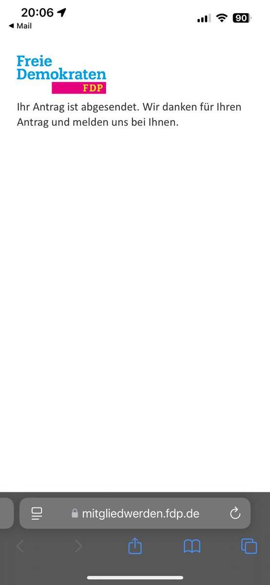 Heute war es eine bewegende Wahl für mich. Ich möchte meinen Teil dazu beitragen, dass die Ideen und Überzeugungen der #FDP weiterhin eine Rolle in Deutschland spielen. Jetzt habe ich Nägel mit Köpfen gemacht!