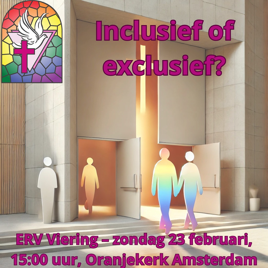 Ramon Roks, RK theoloog, sprak over 'inclusief en exclusief' kerk zijn tijdens de Evangelische Roze Viering van 23 februari. Je kunt de viering terugzien op erv.amsterdam/actueel/erv-vi… Verdere medewerking: Otto Boon, Martin Geertsma, Henno van Eijk, Jeroen Herben