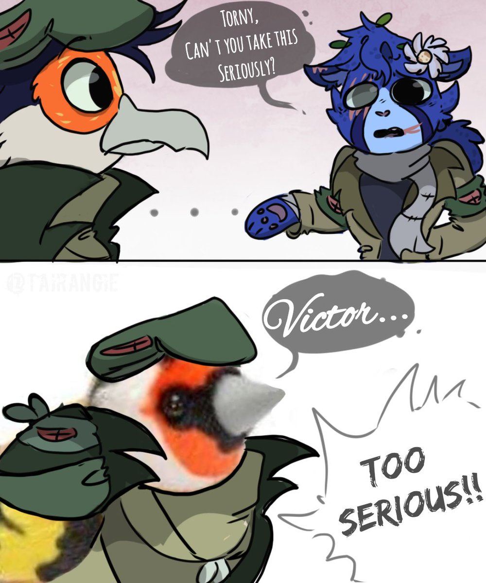Tairangie's tweet photo. Comic [Art by:Me]
Victor: @rulin_1611

°•|Por si se lo preguntan, si, ese peluche fue hace años mi referencia he inspiración para crear a Torny XD
#HappyTreeFriends #htf  #htfoc #ocs  #furry #comic #XD https://t.co/HmGdfDffM8