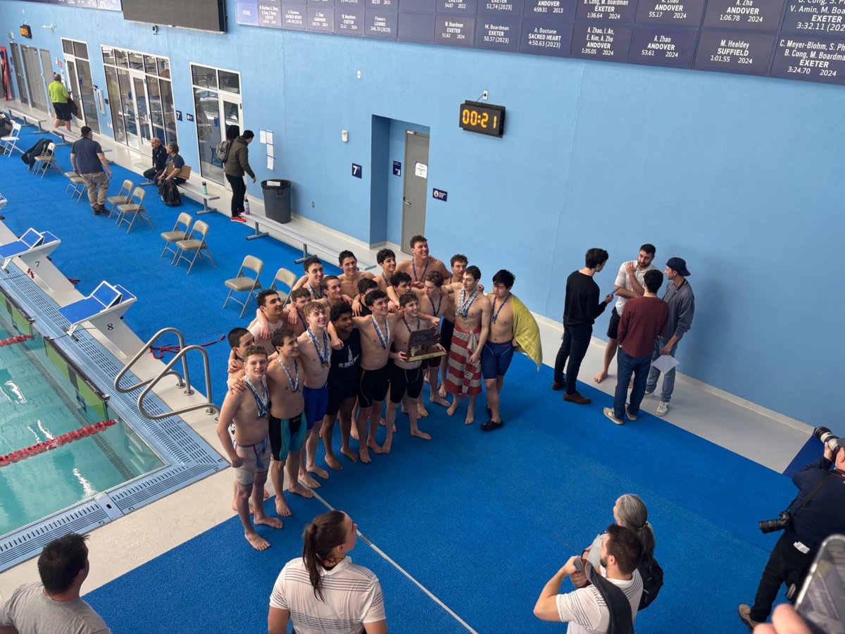 Congrats to <a href="/SJPAquatics/">Prep Aquatics</a> 2025 <a href="/MIAA033/">MIAA</a> Division I State Champs!!  <a href="/stjohnsprep/">St. John's Prep</a> <a href="/sjpathletics/">SJP Athletics</a>  #PrepPride