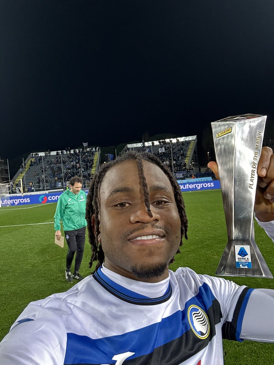 MVP smile 😄🏆⭐️ 

#EmpoliAtalanta #GoAtalantaGo ⚫️🔵