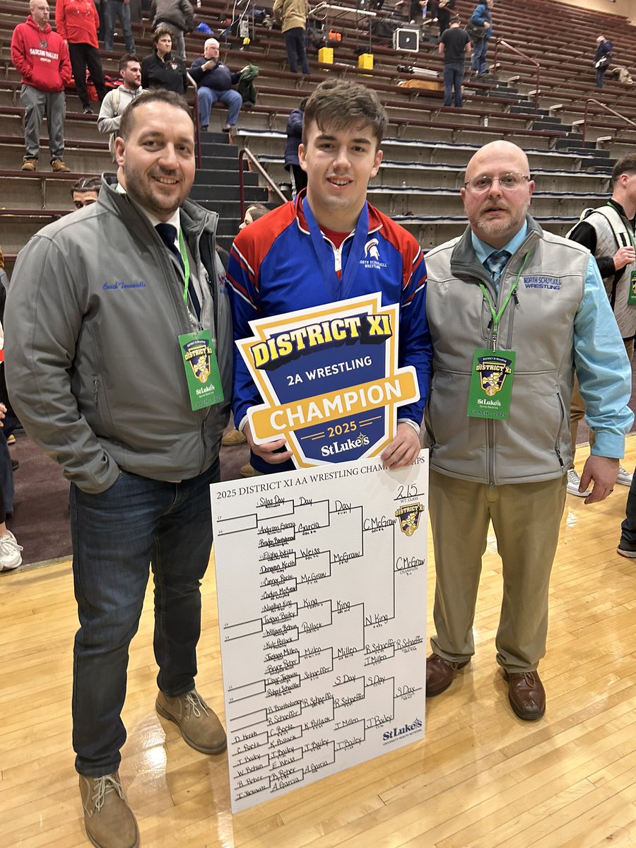 Super proud of this kid!!!  My first District XI Champion!!!  Cadyn McGraw!!