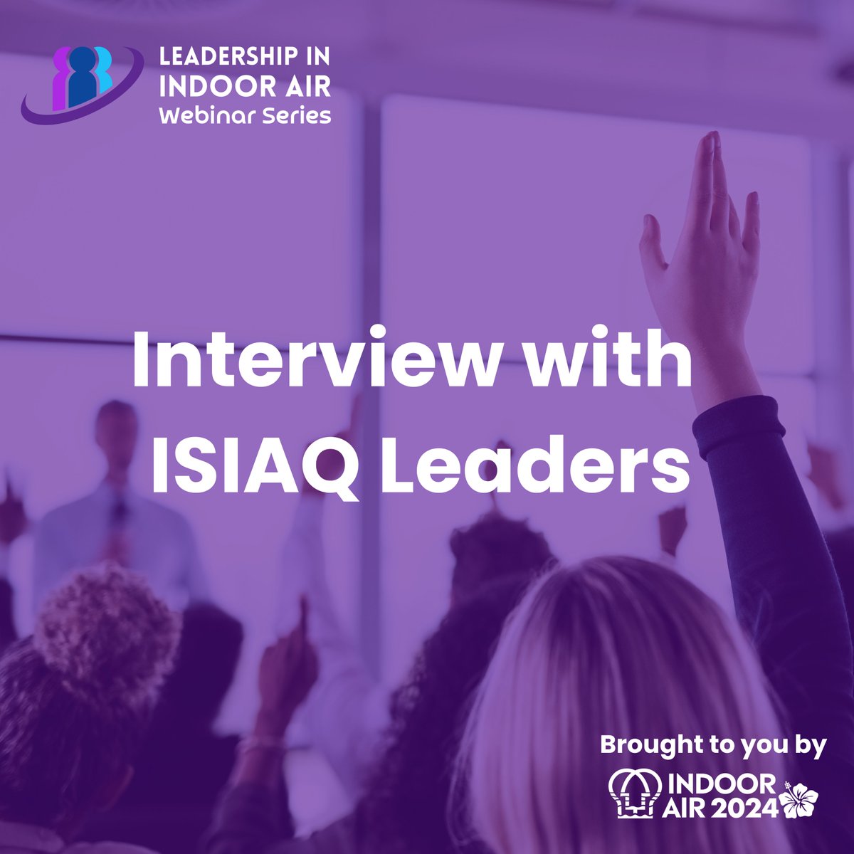 📢 Today! 📢

We’re excited to bring you Session 2 of the Leadership in Indoor Air Webinar Series! 🎉 

Learn More/Register: isiaq.org/leadership_in_…