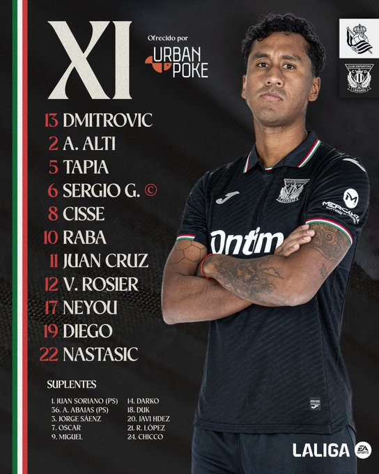 Radio MARCA (@radiomarca) on Twitter photo 🏟️¡ARRANCA EL PARTIDO en el REALE ARENA!
<a href="/RealSociedad/">Real Sociedad Fútbol</a> 0⃣🆚0⃣ <a href="/CDLeganes/">C.D. Leganés</a>
🫡 <a href="/PabloLopezRadio/">Pablo López</a>
🫡<a href="/IHerraizFdez/">Israel Herraiz Fernández</a>
🎙️ <a href="/cuezva/">Yon Cuezva 🎙</a>
🕵🏻♀️ @epicavea
👨🏻🏫 <a href="/Oscarbadallo/">Oscar Badallo Gómez</a>
👩🏻🏫<a href="/_SaraGimenez/">Sara Giménez León</a>
👩🏻🏫 <a href="/jessfigueroa8/">Jessica Figueroa</a>
🔴#MARCADOR
📻radiomarca.com 🏟️¡ARRANCA EL PARTIDO en el REALE ARENA!
<a href="/RealSociedad/">Real Sociedad Fútbol</a> 0⃣🆚0⃣ <a href="/CDLeganes/">C.D. Leganés</a>
🫡 <a href="/PabloLopezRadio/">Pablo López</a>
🫡<a href="/IHerraizFdez/">Israel Herraiz Fernández</a>
🎙️ <a href="/cuezva/">Yon Cuezva 🎙</a>
🕵🏻♀️ @epicavea
👨🏻🏫 <a href="/Oscarbadallo/">Oscar Badallo Gómez</a>
👩🏻🏫<a href="/_SaraGimenez/">Sara Giménez León</a>
👩🏻🏫 <a href="/jessfigueroa8/">Jessica Figueroa</a>
🔴#MARCADOR
📻radiomarca.com