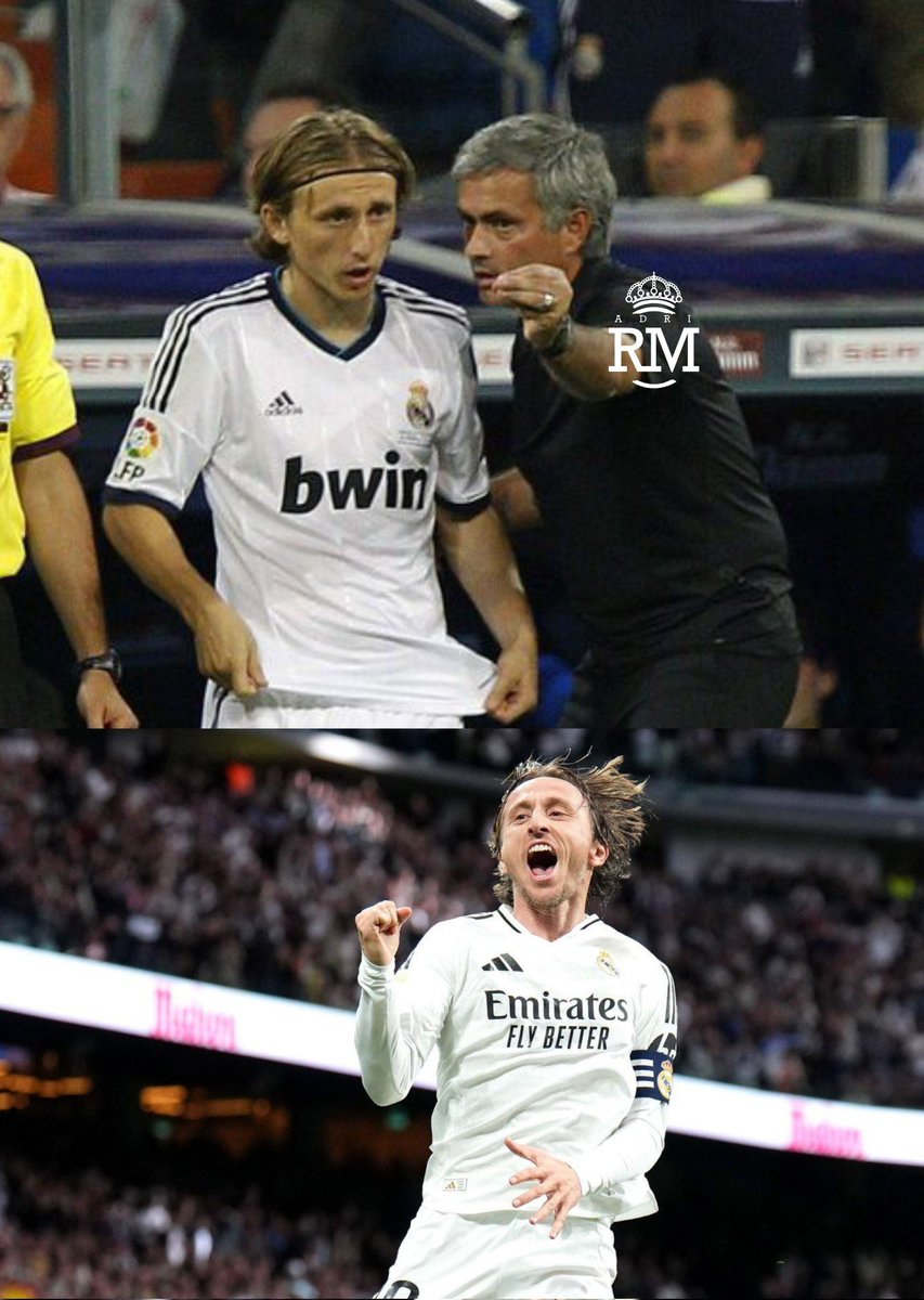 🗣️ José Mourinho en 2012: "Todo lo que pido a los madridistas es que le den algo de tiempo a Luka Modric y que sean paciente. Es tan bueno que el Santiago Bernabéu se va a enamorar de su clase." 

El resto es historia 🤍