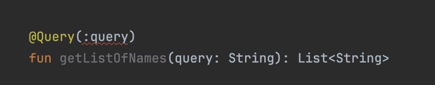 _pundirAbhishek's tweet photo. Hi Team, I was working with Room DB and encountered a challenge: It only allows queries at compile time, but I have a use case where I need to define the query at runtime (adding some pseudo code screenshots).  Is anyone aware of any way we can achieve this? #AndroidDev #RoomDB https://t.co/VUo5d7P5p1