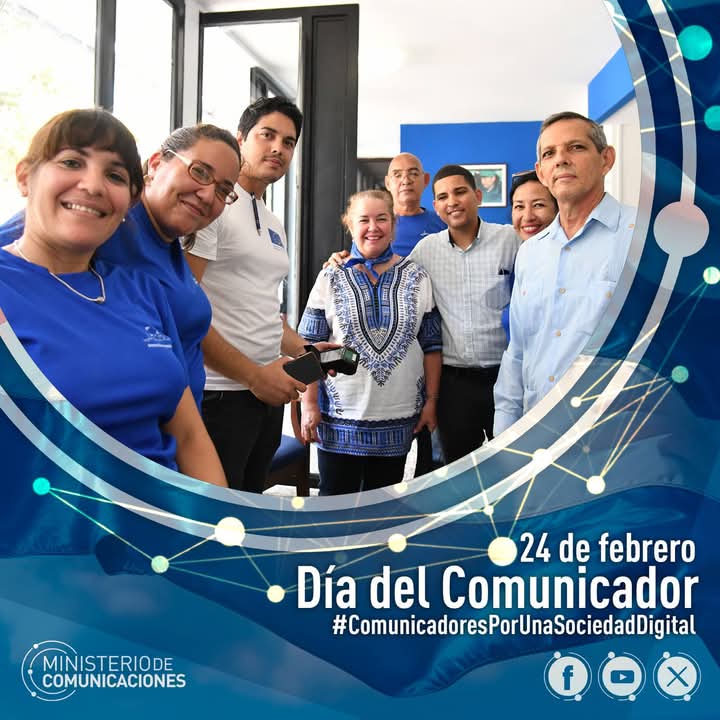 jlperez29622240's tweet photo. Vamos #Cuba. Los #Comunicadores dando batallas y echando palante. En el @GEIC_DICE seguimos apostando por #Cuba, a la #TransformaciónDigital y a la #InformatizaciónSociedad. #Geic. https://t.co/q7oTnRL1yS