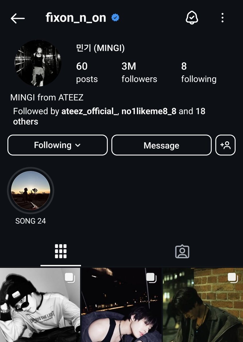 9024BASE's tweet photo. Congratulations to our Mingi (@/fixon_n_on) for reaching 3 million followers on Instagram 🥳

#MINGI #민기 #ATEEZ #에이티즈 https://t.co/hDzeEMmLsu