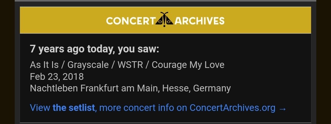 poisonchar's tweet photo. 7 years since my first as it is concert ? https://t.co/WXOwPIwQQv