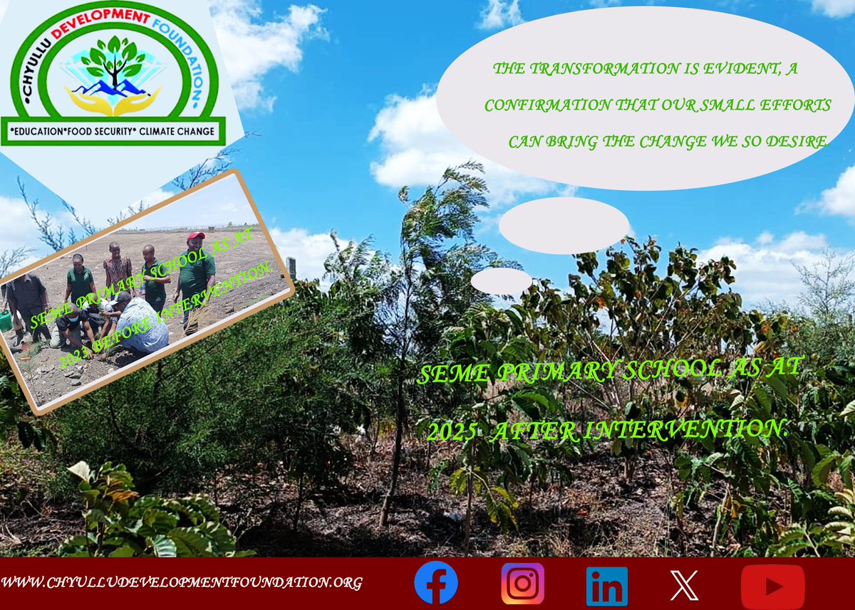 Chyuludevelopm1's tweet photo. Seme Primary School as at 2023 before intervention VS Seme Primary School as environmentally transformed 2025 https://t.co/lJUN7VyLMD