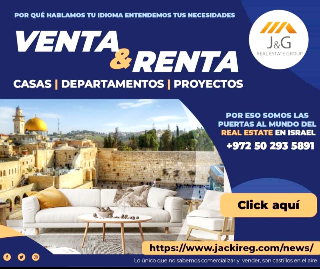 WiluzanskiJack's tweet photo. Inversiones en Bienes Raíces en Jerusalén: Seguridad, Rentabilidad y Experticia

Con años de experiencia nos especializamos en encontrar solo las mejores oportunidades de inversión. 

Contáctanos hoy mismo y accede a las mejores oportunidades https://t.co/zXprpYV1fL
