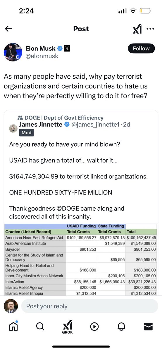 AndrwPMiller's tweet photo. Almost these organizations are American, not from “certain countries.” The only thing that distinguishes them is that most are run by Arab and/or Muslim Americans. American means American. These folks are no less American than I am. Diversity, not fear, makes America great. https://t.co/QLfy2i51vY