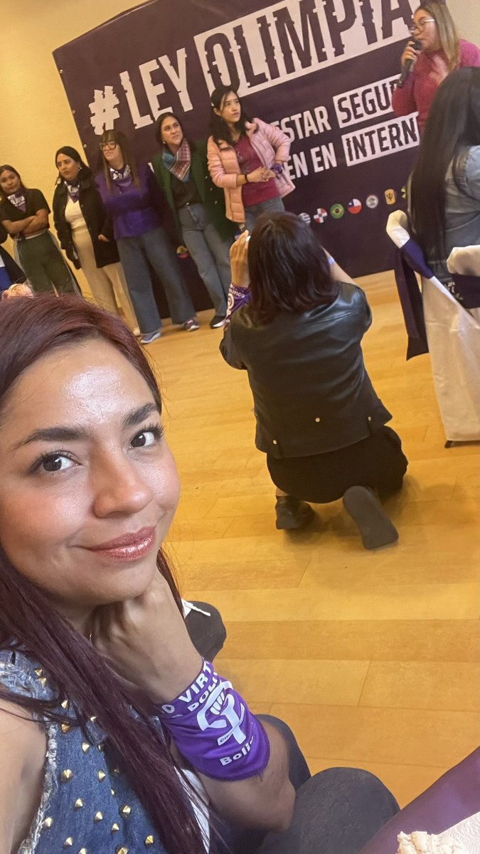 dlrayo's tweet photo. #1CLDD #LeyOlimpia #CódigoTerritorioYResistencia  Estamos listas 💜🥳 https://t.co/ziUJGVGP5p