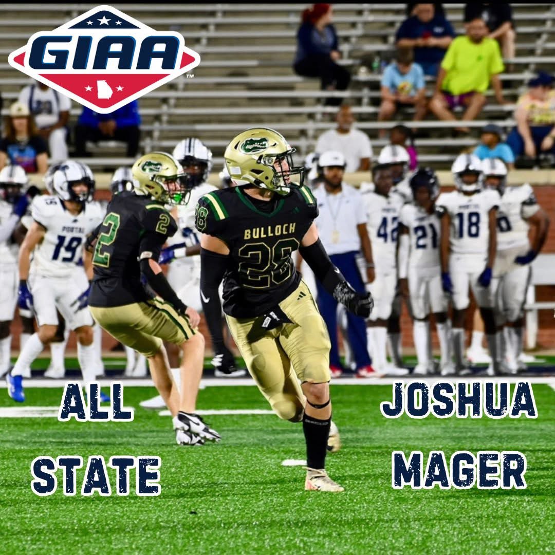 All-state, All-Star, GACA/GFCA, Football State Champs and Wrestling State Champ. Completed✅. Whats Next?<a href="/CoachCHopkins/">Charlie Hopkins</a> <a href="/BAGators1/">Bulloch Academy Gator Athletics</a> <a href="/thejoshaubrey/">Josh Aubrey</a>