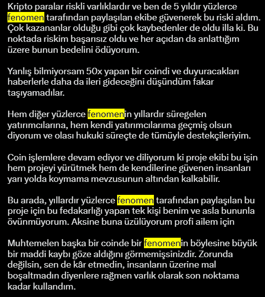 Ben normalde kaostan uzak duran, teknik analizle ve kendi işlemlerimle para kazanan biriyim. Kavga, tartışma benim işim değil. Ama insanların göz göre göre kandırılmasına ve üstüne bir de pişkin pişkin duygu sömürüsü yapılmasına sessiz kalamadım.

Şimdi birkaç basit soru