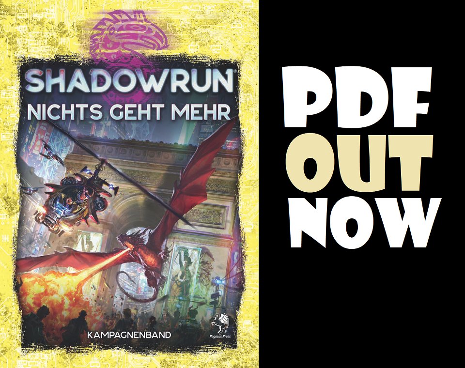 ShadowrunADL's tweet photo. #Shadowrun 🎲 #Louvre 🖼 #FinalBets 🎰 #Kampagnenband 📚 #Dis 👽 #Metaplot 🤓
#NichtsGehtMehr 📒 ist ein Kampagnenband, der in #Paris 🗼 spielt & ist ab sofort als #PDF 📑 auf Pegasus Digital erhältlich. 🙂 #GetItNow
Link: https://t.co/jJxqP11Qhp https://t.co/4CVDi8bvd8