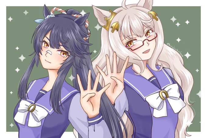 ウマ娘アプリ4周年!!!いつもたくさんの楽しいをありがとう#ウマ娘4周年 