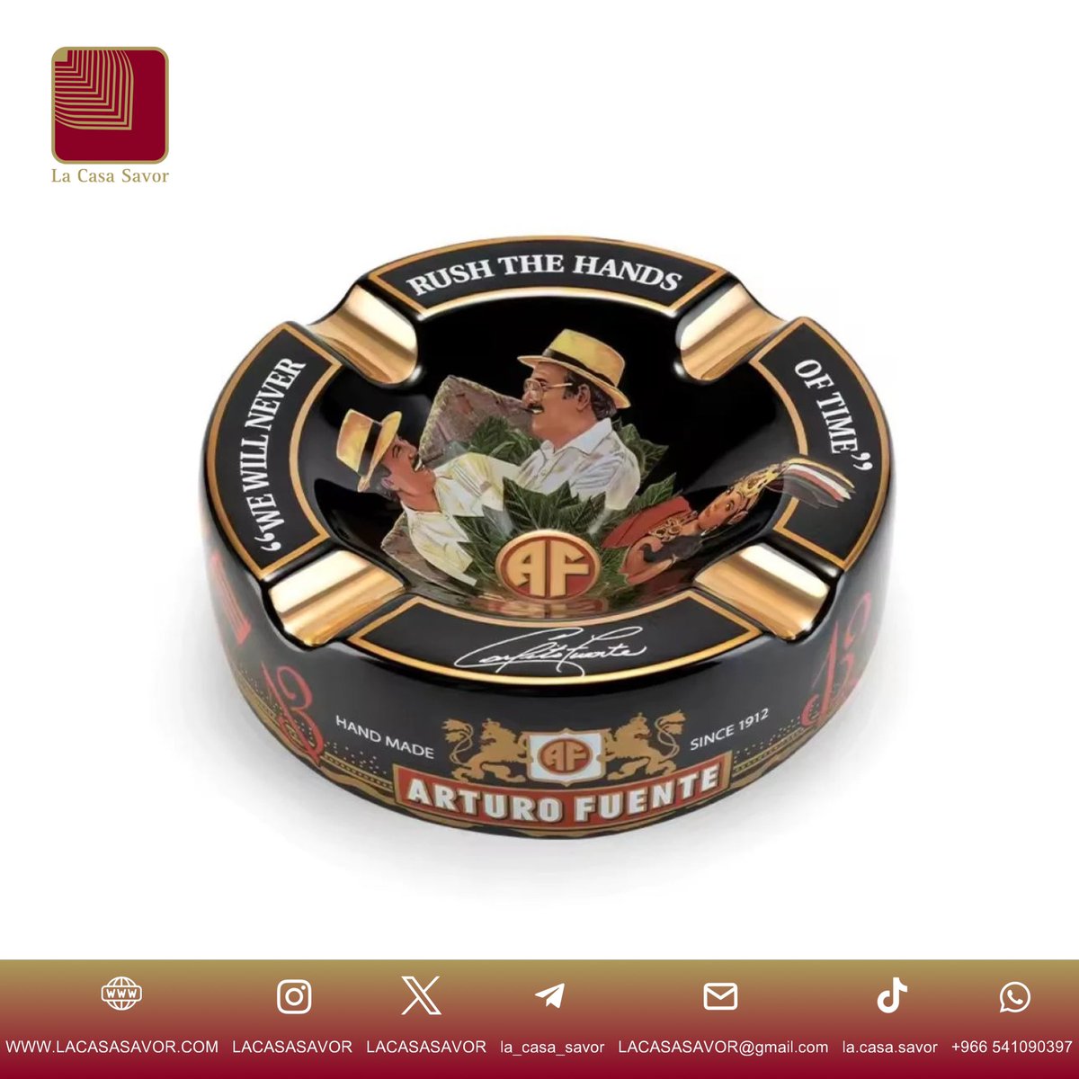 LACASASAVOR's tweet image. #منفضة #سيجار عالية #الجودة .
كبيرة الحجم متوسطة القطر اربع فتحات لتثبيت #السيجار مصنوعة من #السيراميك تمنحك أفضل تجربة للسيجار - 20191