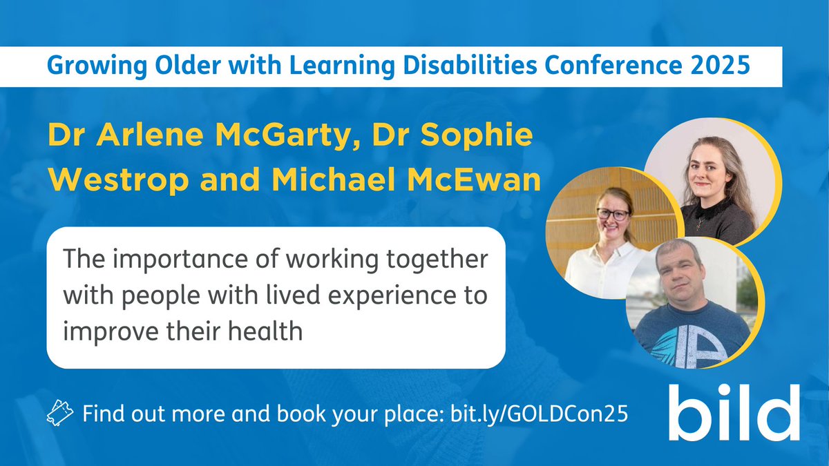 Michael McEwan (@mikieboy83) on Twitter photo I will be speaking at #GOLDConf25 Along <a href="/arlenemcgarty/">Arlene McGarty</a> <a href="/SCwestrop/">Sophie Westrop</a> will explain the importance of #coproduction in keeping people with learning disabilities healthy
View the full programme and book your place:
bild.org.uk/GOLDConf25
<a href="/ScotLDO/">ScottishLDO</a> @SCLDNews <a href="/Enable_Tweets/">Enable</a> I will be speaking at #GOLDConf25 Along <a href="/arlenemcgarty/">Arlene McGarty</a> <a href="/SCwestrop/">Sophie Westrop</a> will explain the importance of #coproduction in keeping people with learning disabilities healthy
View the full programme and book your place:
bild.org.uk/GOLDConf25
<a href="/ScotLDO/">ScottishLDO</a> @SCLDNews <a href="/Enable_Tweets/">Enable</a>