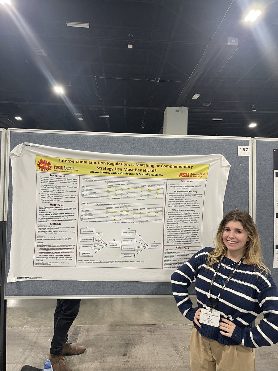 So excited I had the opportunity to present my undergraduate honors thesis as a poster this past weekend at SPSP 2025 in Denver! Thank you to everyone who took time to chat with me about this work. Overall, this weekend was an amazing experience and I’m so excited for next year!