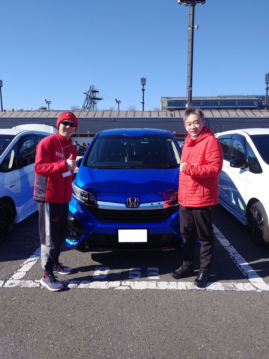 tsuu_kai_s2000's tweet image. モデューロX開発者の湯沢さんと愛車と一緒に😍
＃モデューロX
#modulo30th
#モビリティリゾートもてぎ 
#ModuloTHANKSDAY