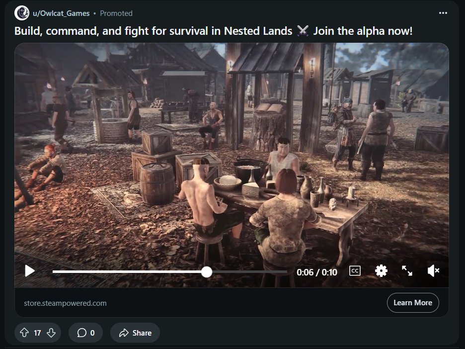 ThoraldGM's tweet image. This is what I wanted in #NestedLands but I never saw it. 15 villagers hanging out, eating together, having conversations, working. At most, my town had 3 villagers &amp;amp; they were always dying of plague. If this DOES happen in future versions, then I&apos;m all for it. 🍻