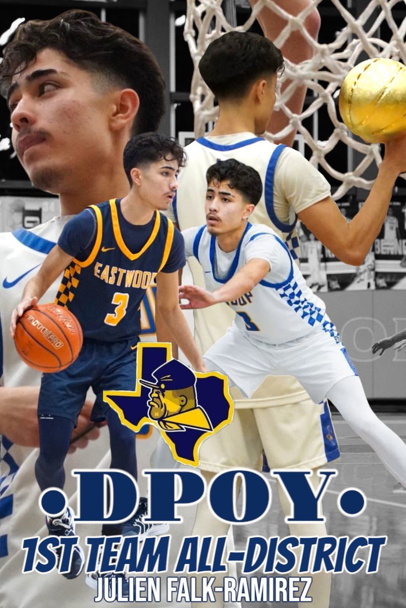 Eastwood Basketball (@eastwoodbasket1) on Twitter photo Please join us in congratulating <a href="/The915Juju/">Julien Falk-Ramirez</a> on earning District 1-6A Defensive POY and 1st Team All District. Bigger season coming soon. Big time deserved. Congratulations Julien! #teamiseverything <a href="/Coach_Celaya/">Coach Celaya</a> <a href="/Ray_Marshl/">Ray Marshall</a> <a href="/EastwoodSports/">Eastwood Performance & Athletics Network</a> <a href="/YISDAthletics1/">YISD Athletics</a> Please join us in congratulating <a href="/The915Juju/">Julien Falk-Ramirez</a> on earning District 1-6A Defensive POY and 1st Team All District. Bigger season coming soon. Big time deserved. Congratulations Julien! #teamiseverything <a href="/Coach_Celaya/">Coach Celaya</a> <a href="/Ray_Marshl/">Ray Marshall</a> <a href="/EastwoodSports/">Eastwood Performance & Athletics Network</a> <a href="/YISDAthletics1/">YISD Athletics</a>