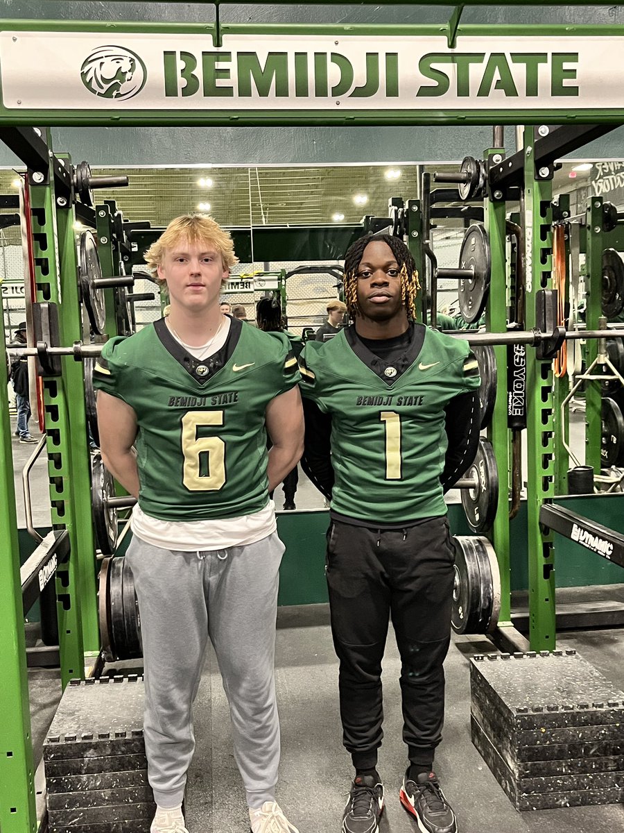 Thank you for the junior day invite <a href="/CoachFord_DC/">Joe Ford</a> . I had a great visit <a href="/BSUBeaversFB/">Bemidji State Football</a>. I enjoyed learning more about the program and seeing the campus.
<a href="/elks_recruits/">Elk River HS Football Recruiting</a> <a href="/ElkRiverElksFB/">Elk River Football</a>