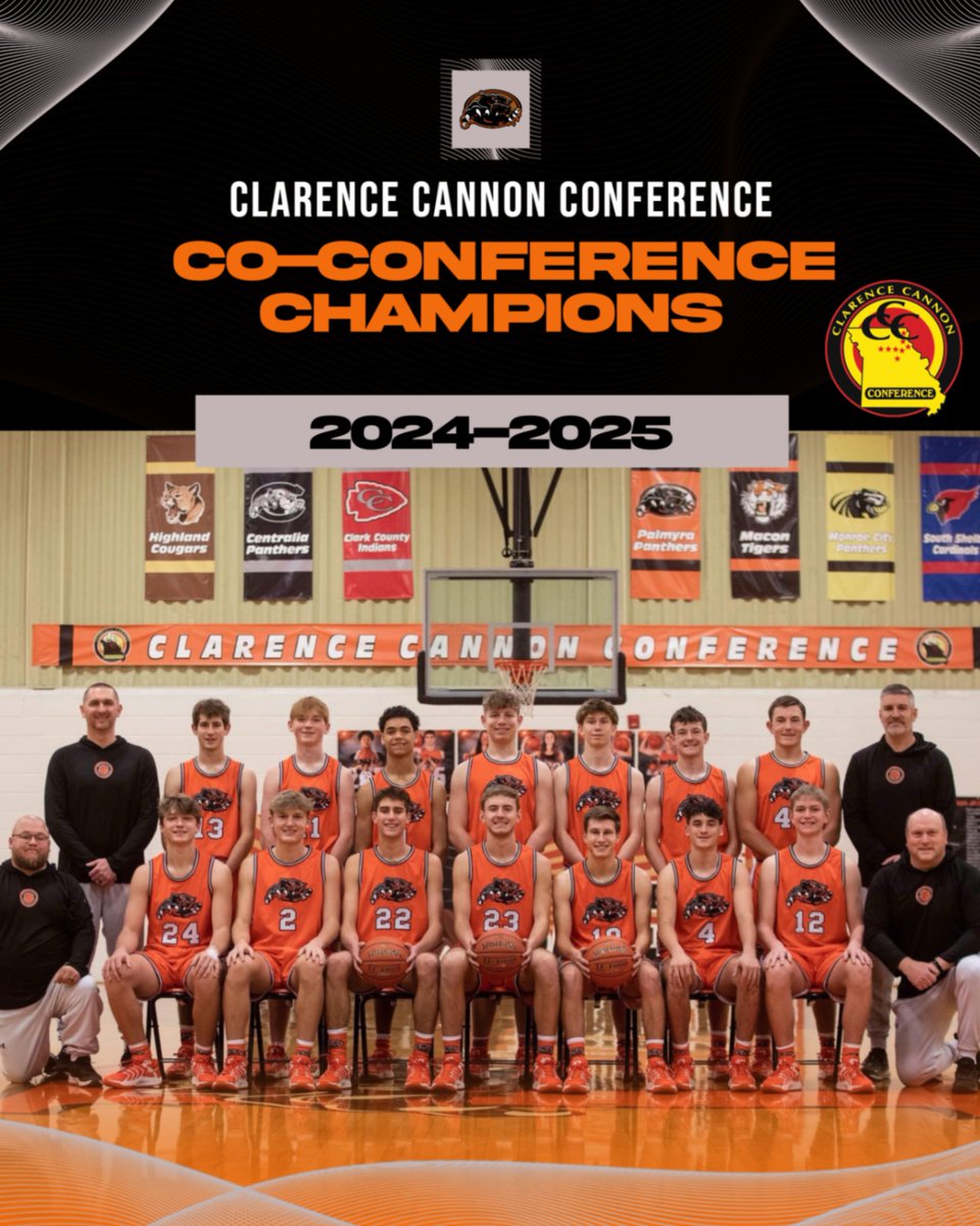 Palmyra Panthers are CCC CO-Conference Champions 24-25 season.