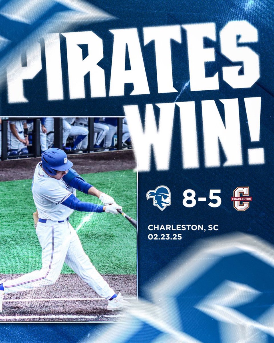 𝐏𝐈𝐑𝐀𝐓𝐄𝐒 𝐖𝐈𝐍!! 

The Hall gets its second win of the season with a great all around performance!!    

Andrew Bianco went 3-for-4 with three RBIs, while John Downing came in relief for the final 4 innings and only let up 1 run on 2 hits.

#HALLin 🔵⚪️#NeverLoseYourHustle