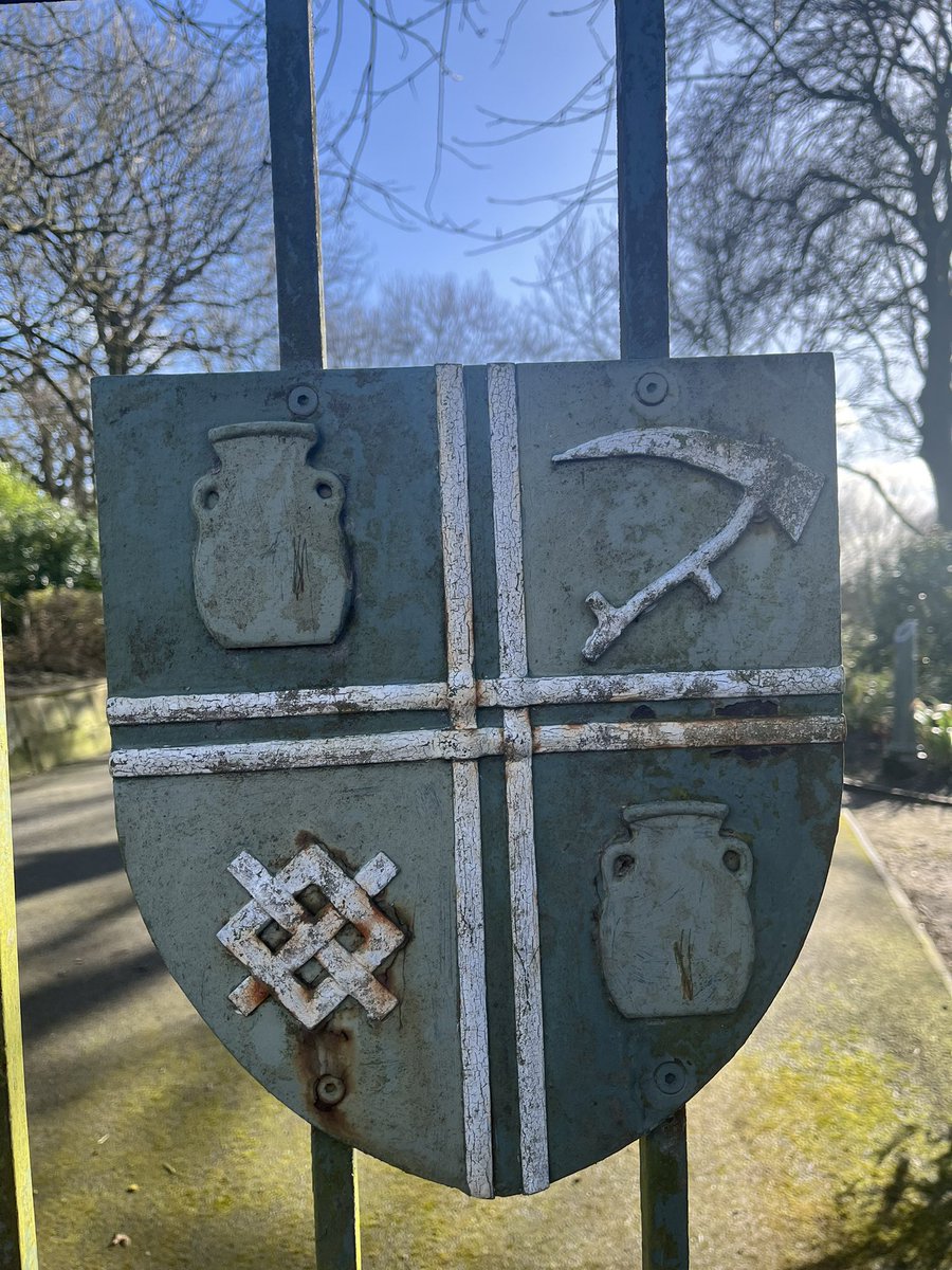 I never noticed these on Burlem Park gates #pvfc