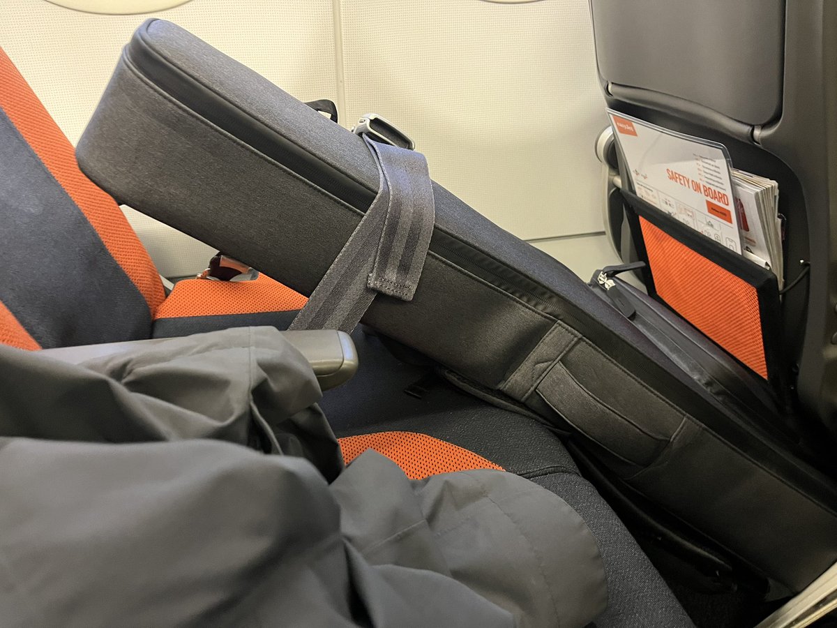 _MartinJonathan's tweet image. A mad few days. A bit emotional. Everything is sorted, and I’m almost home. 

My guitar had its own seat.