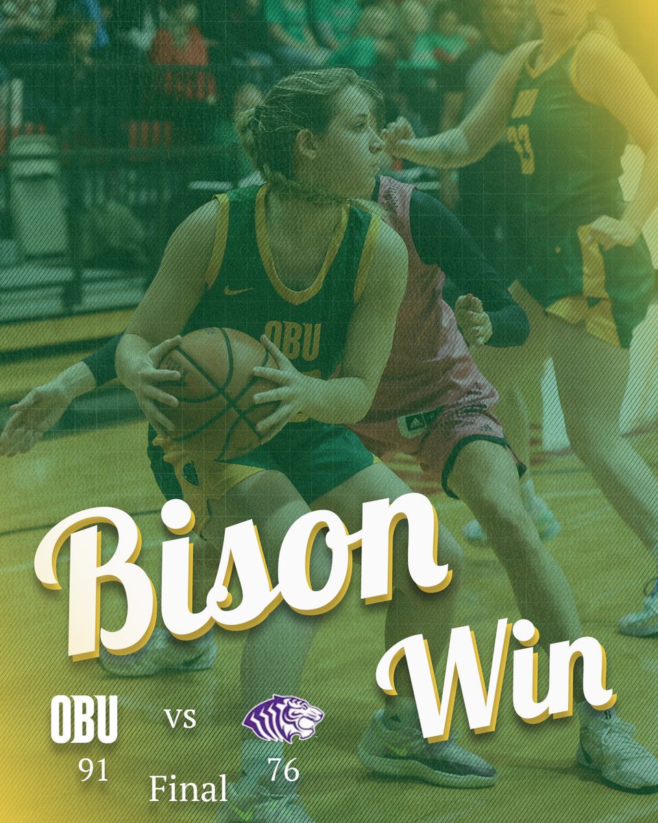ITS A GREAT DAY TO BE A BISON 👀🦬

19 3-pointers made to secure a huge win over Ouachita Baptist 😳